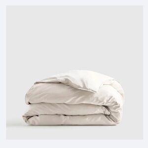 Quince Duvet Cover Only Cali/King in Sand. Organic Bamboo.